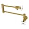 Kingston Brass KS4107PX Wall Mount Pot Filler, Brushed Brass KS4107PX - alternate 1